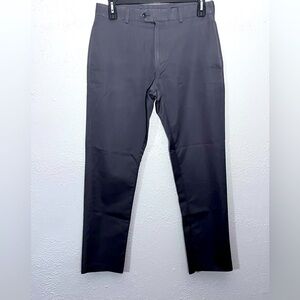 John W. Nordstrom Gray Wrinkle Free Supima Cotton Casual Preppy Pants Size 32x30